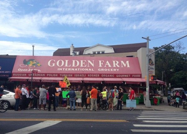 Golden Farm protest