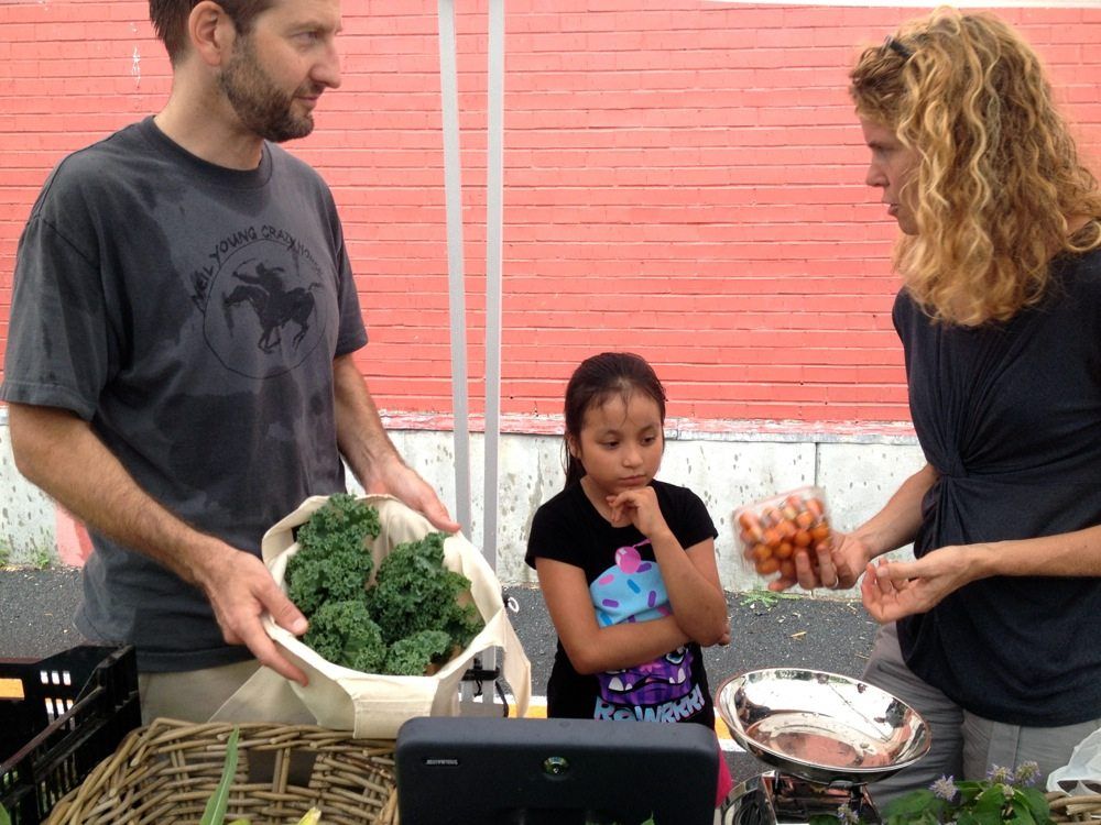 How Students, Volunteers, And A Whole Lot Of Herbs Helped Create The PS 295 Farmers Market