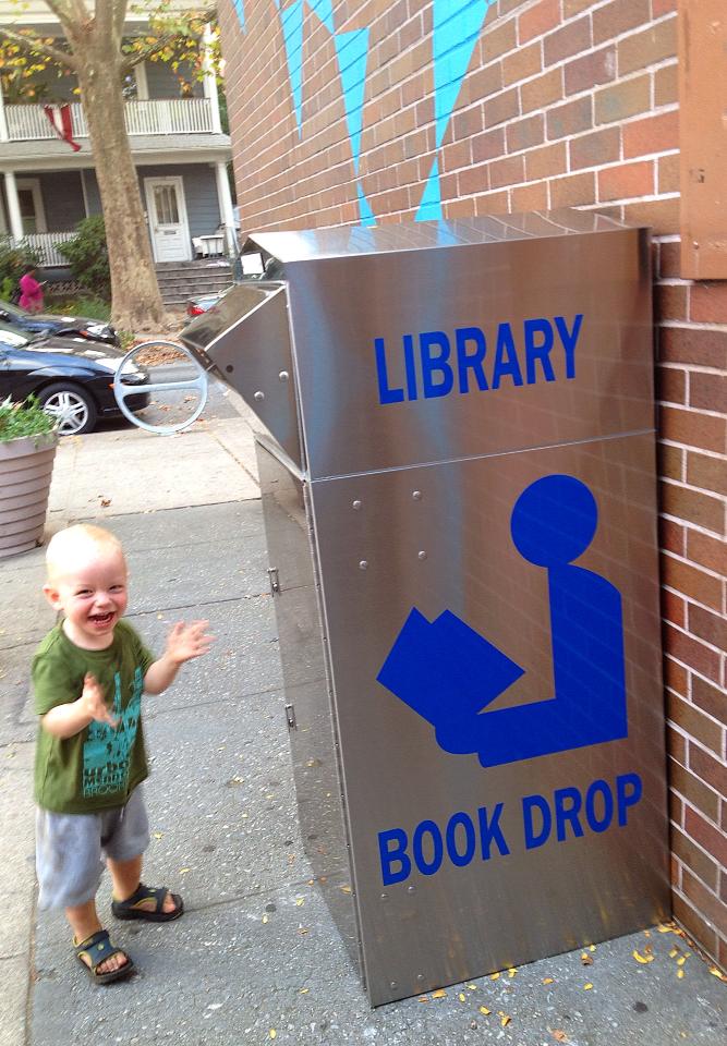 cortelyou library book drop by laurie davidson