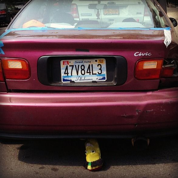 Car With Banana Man