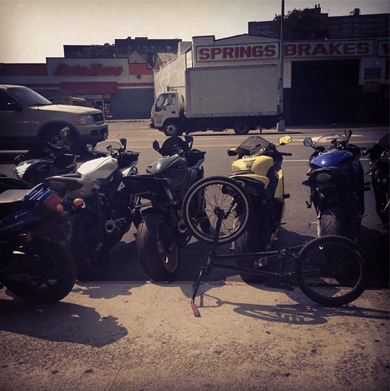 coney island avenue bike motorcycles by ditmasparkcorner