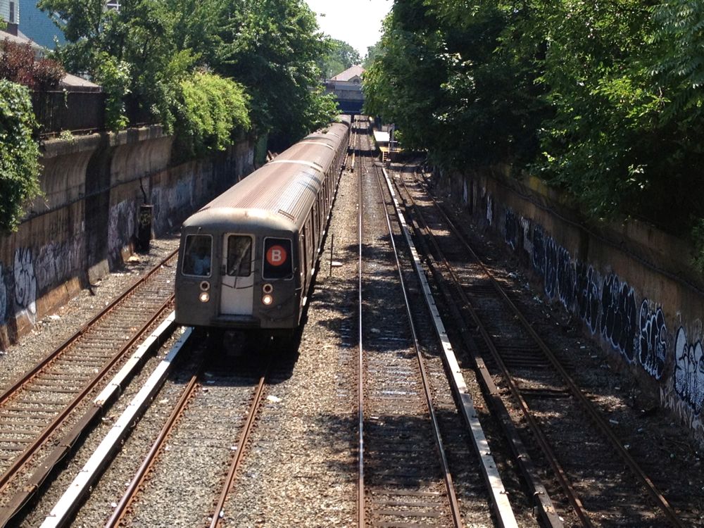 B Train, Subway Tracks