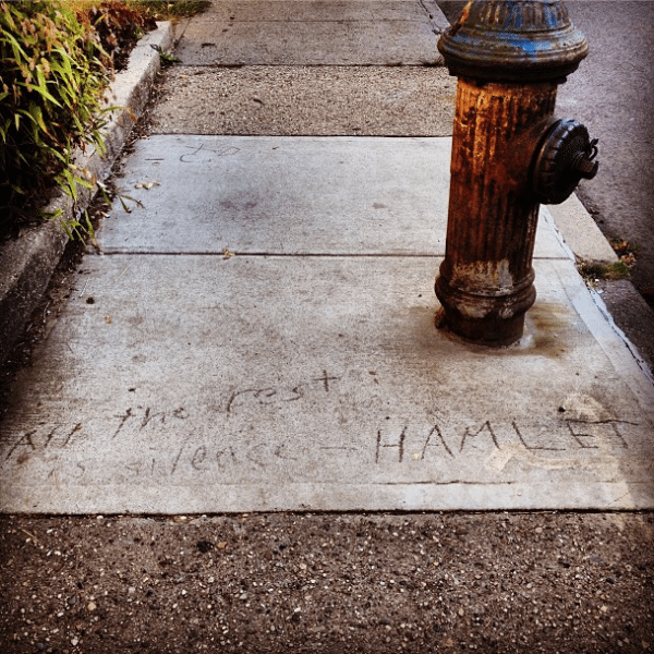 Hamlet via sirirebecca on Instagram