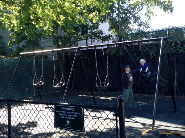 ennis playground swings