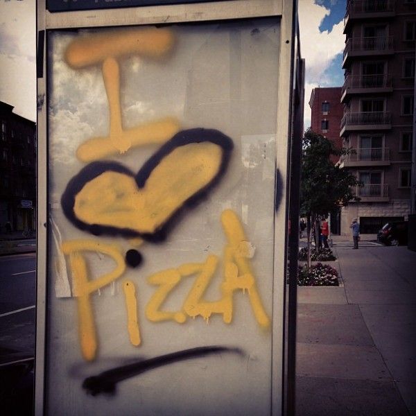 i love pizza graffiti via amandaplasencia