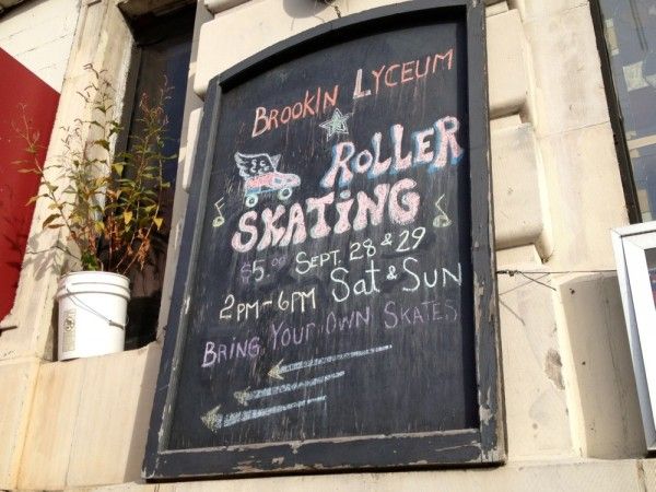 Roller Skating at the Brooklyn Lyceum