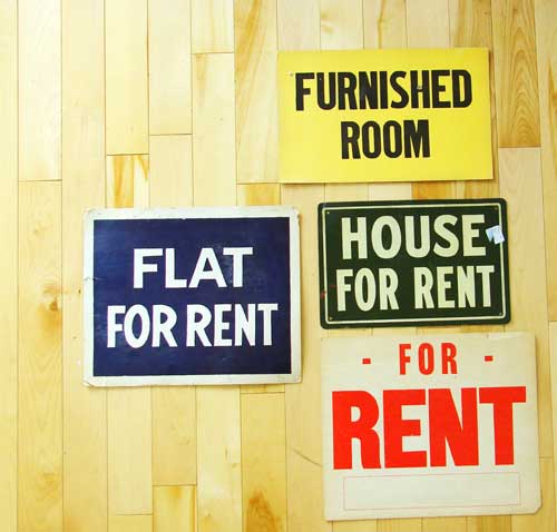 For Rent Signs by hownowdesign on Flickr