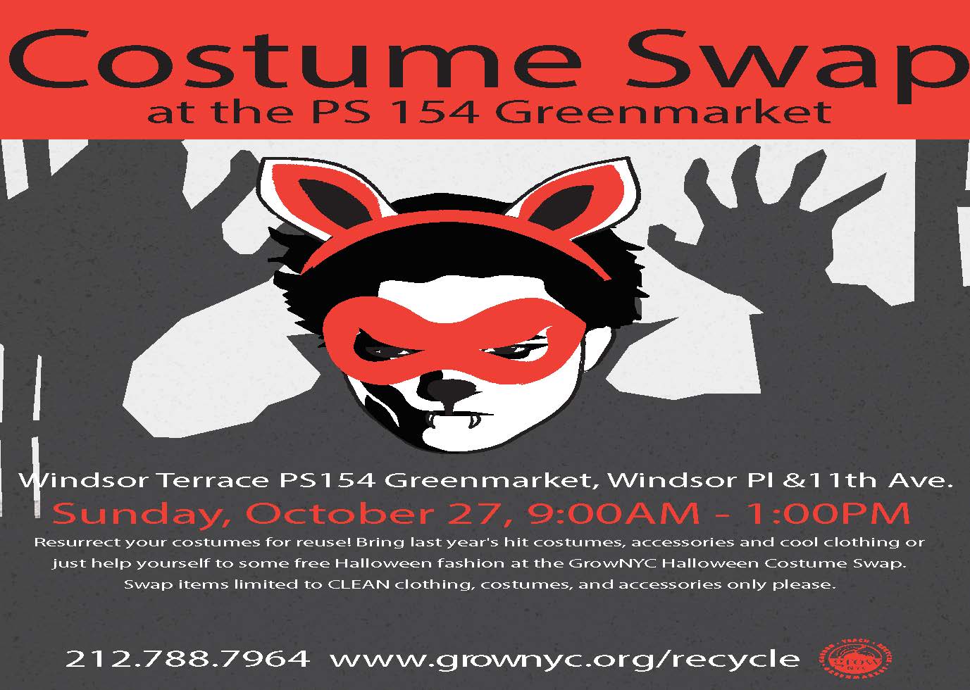 Costume Swap At PS 154 Greenmarket On Sunday