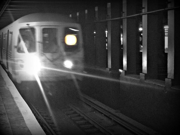 F Train Black And White