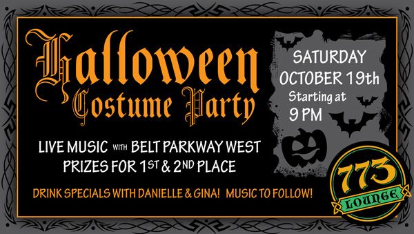 Dress Up, Get Down & Win Prizes This Weekend At The 773 Lounge Halloween Costume Party