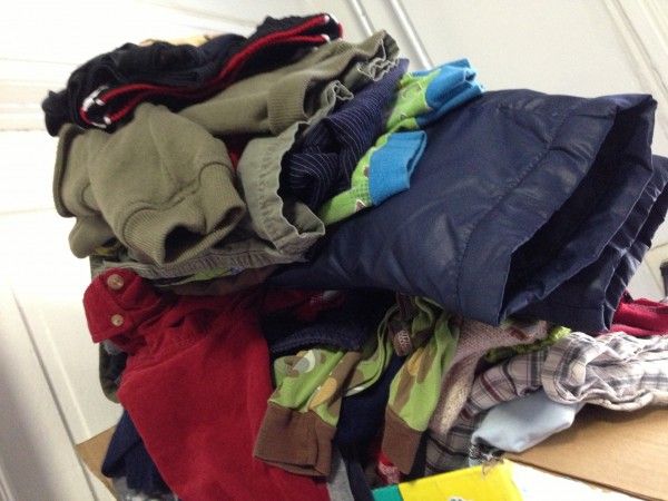 clothing pile