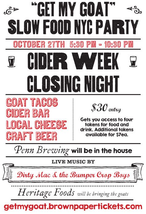 Enjoy Goat Tacos, Cider, Music & More This Sunday At The Farm On Adderley