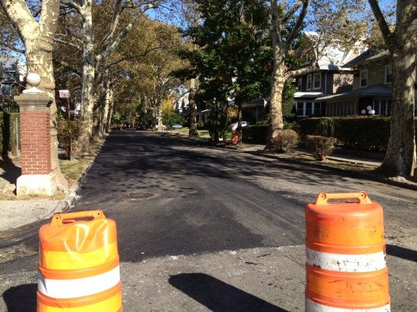 argyle road work paving