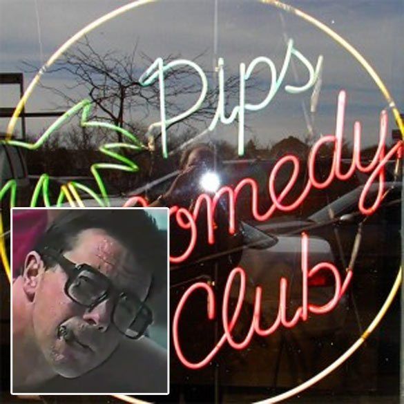 Pips Comedy Club (Source: wheelslive.wordpress.com) / Inset: Marty Schultz