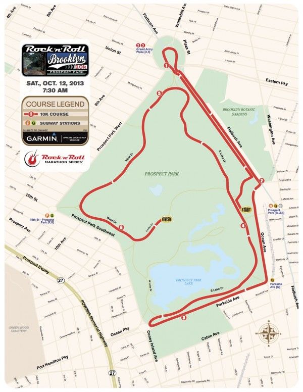 Rock n Roll Brooklyn race map