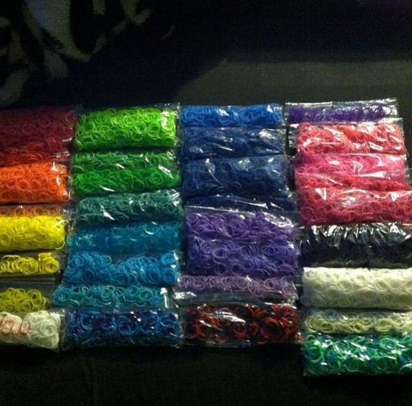 rainbow loom dime bags