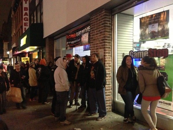 Line For Xbox Outside Gamestop