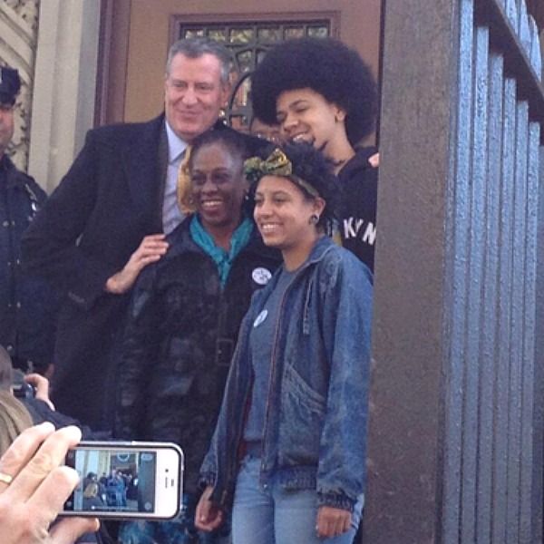 de blasio voting