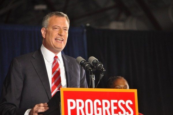 Bill de Blasio victory speech