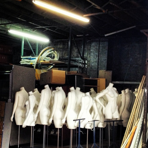 Mannequins in 2nd St Warehouse