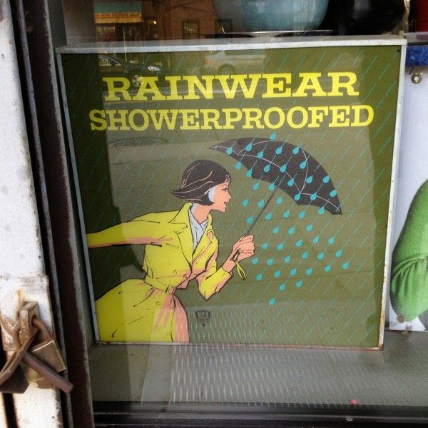 Rainwear Showerproofed