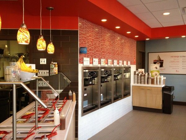 Inside Red Mango