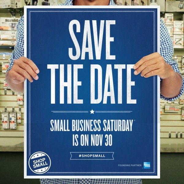 Small Business Saturday via Shop Small on Twitter