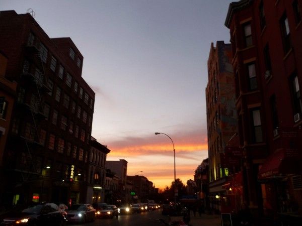 Sunset over Union Street 11/14/13