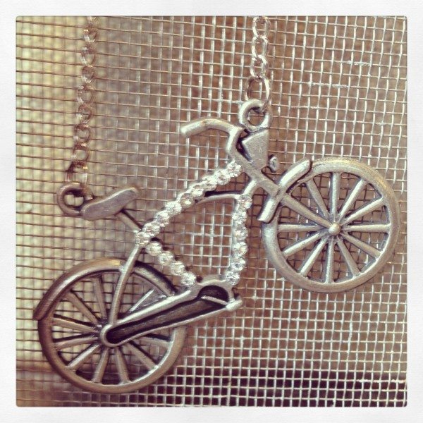 Bicycle necklace