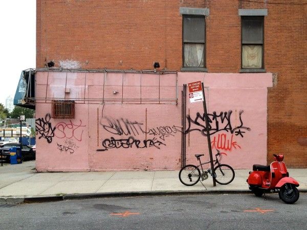 Bike, Moped, Wall