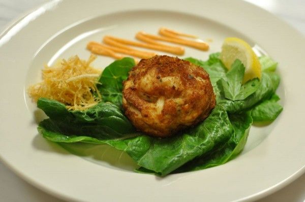 Crabcake at Grand Central Oyster Bar Brooklyn
