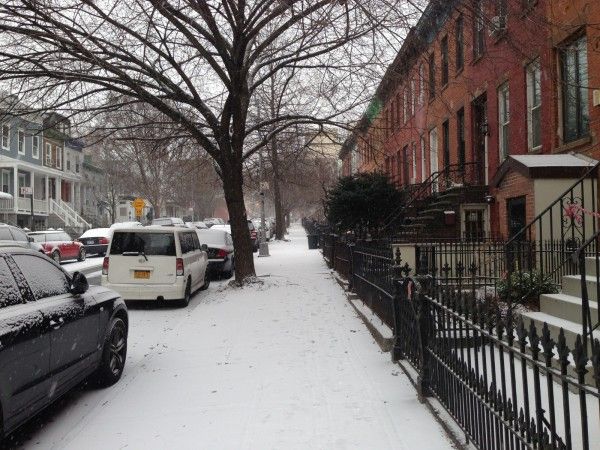 sidewalk snow