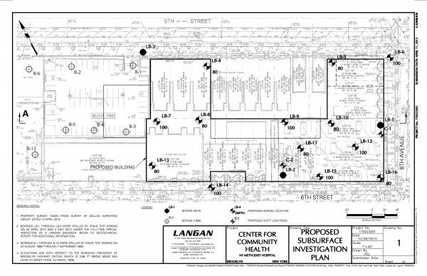 Methodist Boring Location Plan