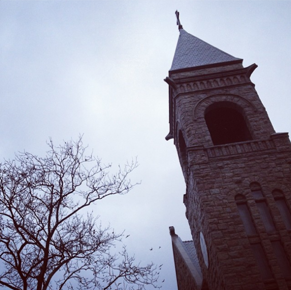 Bell Tower at Church of the Virgin Mary