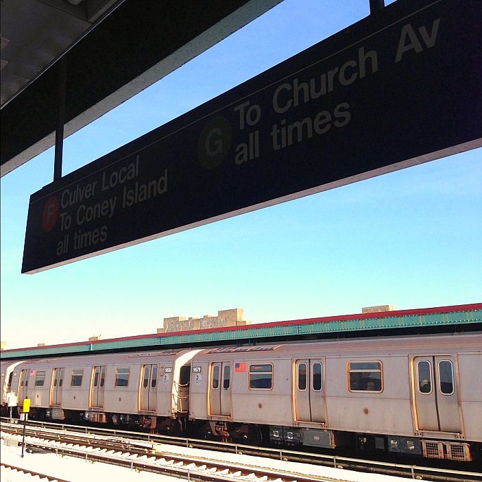 Coney Bound F Sign 4th Ave 9th Street