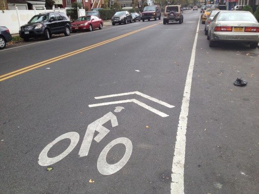 Shared Bike Lane on Avenue H