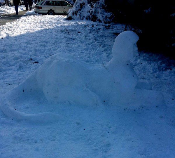 snow sphinx by denyse goddard-jones