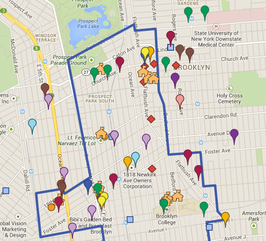 community board 14 non profit map