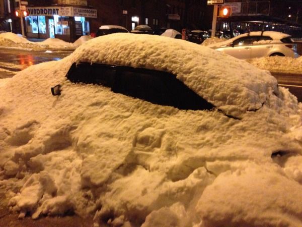 buried car