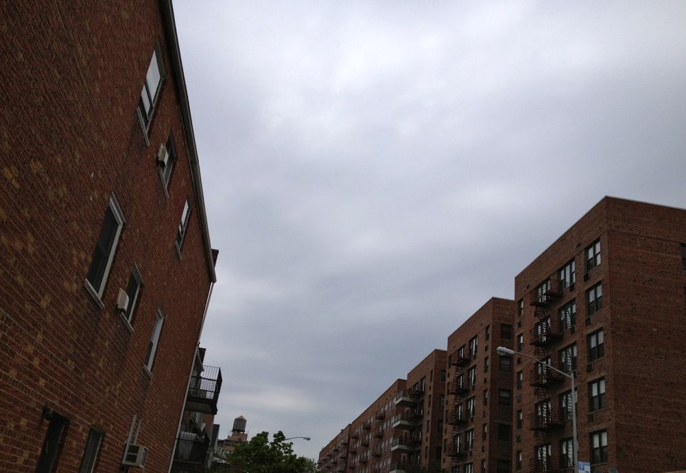 Clouds over E 7th St