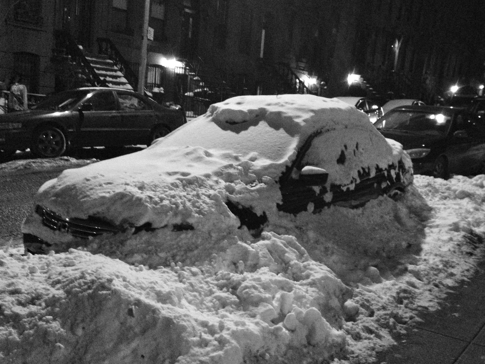 Snowed In Car