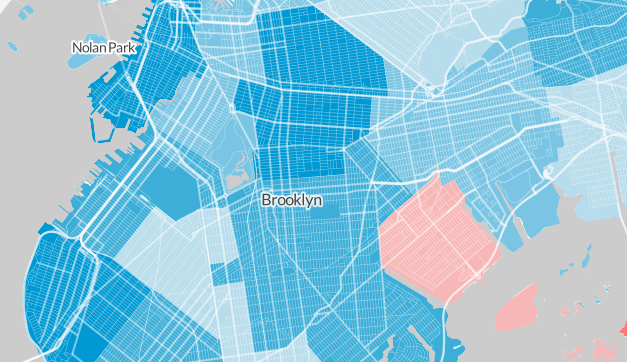 70th precinct ticket map via wnyc