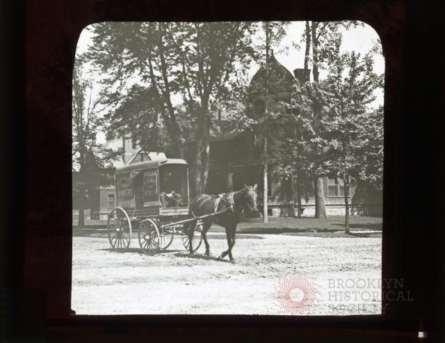 horse drawn carriage on caton avenue and ocean avenue via brooklyn visual heritage