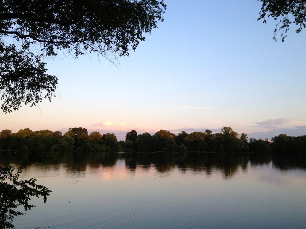 Sunset at Prospect Park Lake