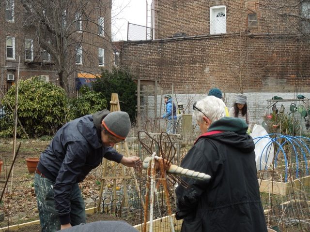 E 4th St Community Garden spring prep by Jole