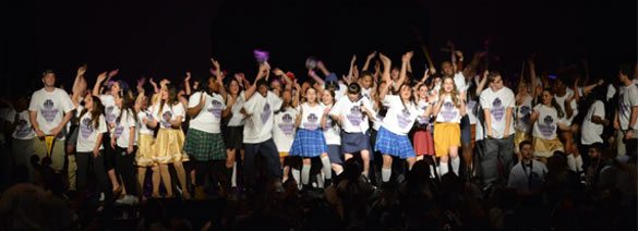 Participants took the stage as the winners were announced. (Photo by Yuval Kagan)