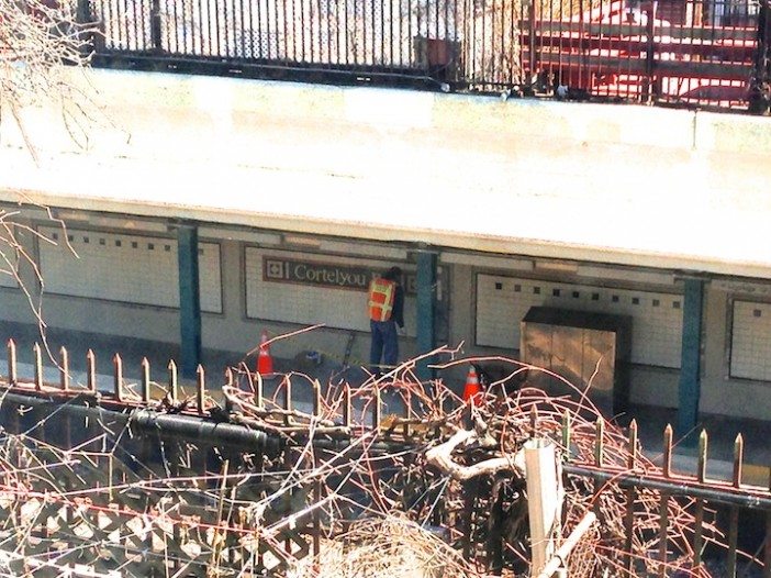 cortelyou subway tiles missing replaced