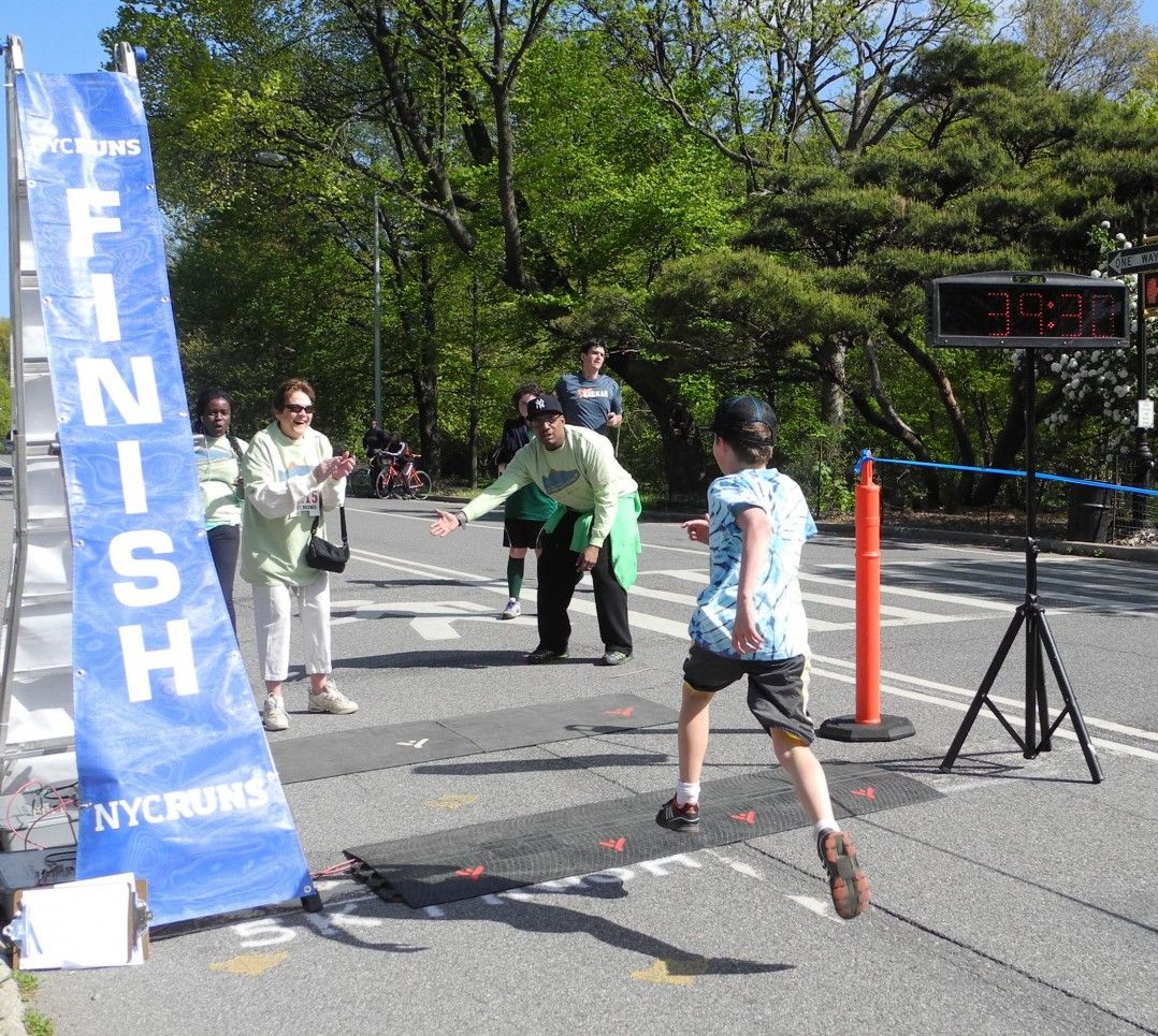 CAMBA Healthy Way 5k finish line, via CAMBA