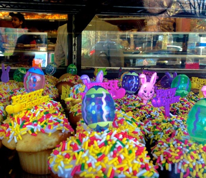 easter cupcakes at john's bakery