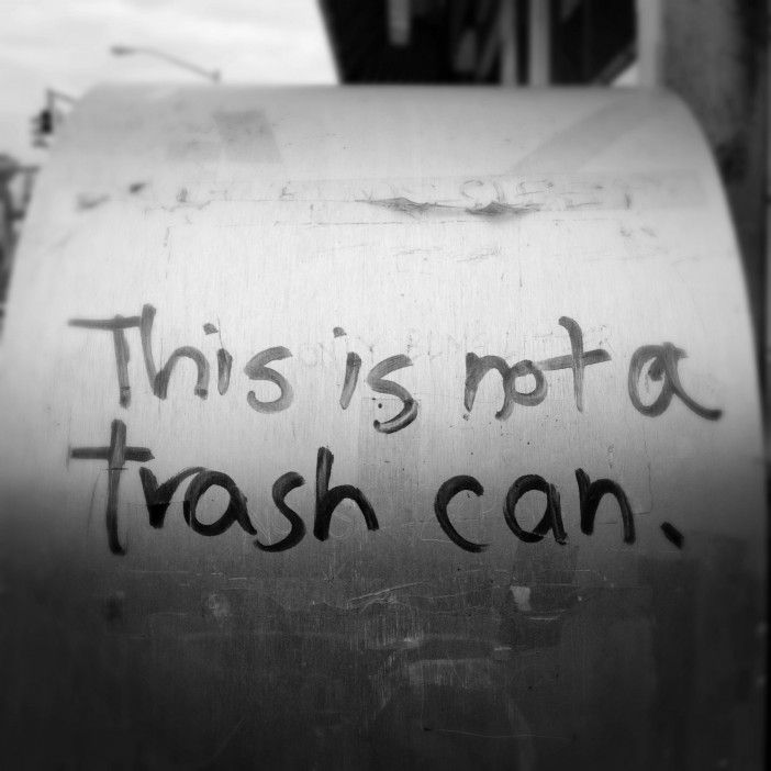 This Is Not A Trash Can